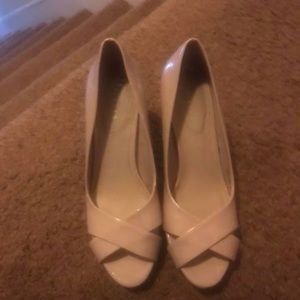 Nickels peep toe shoes
